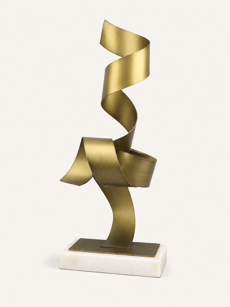 Liberion – Scultura in Metallo e Marmo - Maison Ferrant