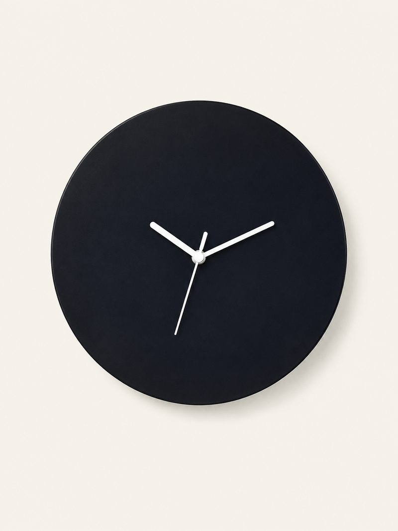 Sombre – Orologio da Parete Nero - Maison Ferrant